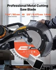 Circular Saw Blade, 7-1/4 Inch Diameter, 48 Sharp Alloy Teeth, 5/8 Arbor, F New. Price: $58.30.
