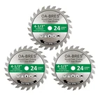 3 Pack 4-1/2-INCH Tct Carbide Tipped Teeth 4-1/2" 24T, Wood Blade New. Price: $17.44.