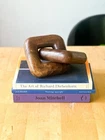 Wooden Link Hand Carved Chain Sculpture- Modern Organic Decor- Used. Price: $45.00.