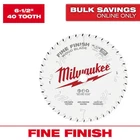 6-1/2 In. X 40-TOOTH Carbide Fine Finish Circular Saw Blade New. Price: $25.96.