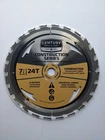 Century Drill & Tool Circular Saw Blade 7 1/4 24T Combination Wood #13101 New. Price: $15.00.