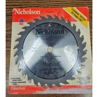 Nicholson Magicut 8 Inch Carbide Tipped Circular Saw Blade 30 Tooth Made Usa New. Price: $19.99.