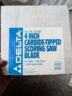 Nos Delta 35-583 4" Carbide Tipped Scoring Saw Blade 24 Teeth 1" Arbor Hole New. Price: $30.00.