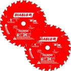 Tracking Point 6-1/2 In. X 24-TOOTH Framing Circular Saw Blade Value Pack (2-PAC New. Price: $18.95.