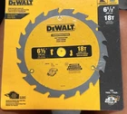Dewalt DWA161218 6-1/2" 18-TOOTH Carbide Circular Saw Blade New. Price: $15.00.