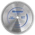 Westward 10",80-TEETH Circular Saw Blade 24EL75 190735785195 New. Price: $103.90.