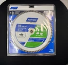 Norton 50515-038 10-IN Wet/dry Turbo Rim Diamond Saw Blade New. Price: $46.89.