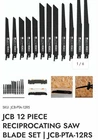 Pc. Reciprocating Saw Blade Set JCB-PTA-12RS New. Price: $29.00.