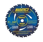 Irwin Marathon Carbide Circular Saw Blade 7 1/4 Inch 24T Decking Chn 14130 New. Price: $10.94.