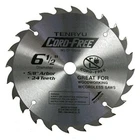 Tenryu CF-16524W 6-1/2" X 24T 5/8" Arbor For Woodworking With Cordless Saws New. Price: $19.76.