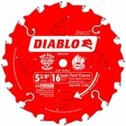 Freud D0516X Diablo 5-3/8-INCH Tooth Atb Fast Cutting Cordless Trim Saw Blade New. Price: $13.97.