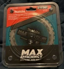 Makita 5-3/8 Inch 30T Carbide-tipped Saw Blade Metal/general Purpose B-69222 New. Price: $29.99.
