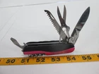 Sharper Image Multi-tool 2-3/4" Blade 6" Oa Pink/stainless Scissor Saw Knife Used. Price: $9.99.