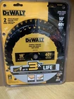 Dewalt Large Diameter Saw Blades 10'' 40-TOOTH Rough Finish 2-PACK New. Price: $39.99.