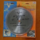 Shop Hawk Pro C2 Carbide-tip Circular Saw Blade 10" 100 Teeth Silver New. Price: $30.00.