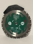 Hitachi New Circular Saw Blade Framing/ripping 7-1/4" 24 C3 Carbide Teeth. Price: $12.99.