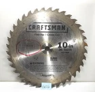 Saw Blade Sears Craftsman #9 29224 10 Fast Rip Cross Cut 36 Tooth 6000 Rpm Used. Price: $14.00.
