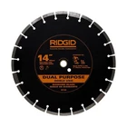 Ridgid 14 In. Dual-purpose Walk-behind Saw Diamond Blade New, Open Box. Price: $70.00.