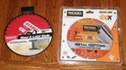 2PC Lot Ridgid 7" Metal Cutting Diamond Blade & Diablo 7.25" 36-TEETH Wood New. Price: $29.98.