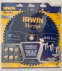 Irwin Marples 1853193 12" X 60 Tooth Fine Crosscutting Circular Saw Blade Italy New. Price: $60.00.