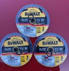 3 Pack Of Dewalt DWAW71424 Elite Series Framing 1/4" Teeth Saw Blades New. Price: $70.00.