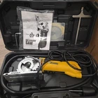 Rotorazer RZ200 Platinum Compact Hand Circular Saw Blades Carrying Case Yellow Open. Price: $95.00.