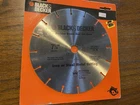 Vintage Black & Decker 7-1/4" Metal Cutting Saw Blade Nos 73-197 Made Usa New. Price: $15.30.