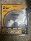 Dewalt Tooth Carbide Tipped Steel Chop Saw Blade Individual DWAM1052 New. Price: $39.97.