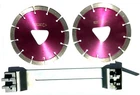 2PK-8" Husqvarna Red Soff-cut Diamond Blade W/1 8"SKID Plate Green Concrete-best New. Price: $179.90.