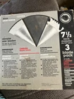 Sears Craftsman Plywood Circular Saw Blade 7-1/4" In. 176 Tooth 5/8" Arbor New. Price: $10.00.