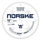 Tools NCSBT027 10" X 80T Regular Kerf Fine Finishing Blade Designed For Plywood, New. Price: $39.65.
