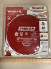 Diablo D12100X 12" Tooth Ultimate Polished Finish Saw Blade New. Price: $54.00.