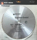 Black & Decker Professional 10" Precision-ground Saw Blade Crosscut/miter 73-642 New. Price: $25.00.