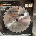 Black & Decker 8" Piranha Carbide Tooth Saw Blade Professional 73-718 24 Teeth New. Price: $11.99.