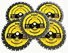 5 Dewalt 6-1/2" Carbide 24T Cordless Circular Saw Blades Framing DWA161224 New. Price: $49.99.
