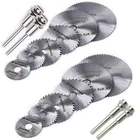 Qisf 16PCS Hss Saw Rotary Tool Circular Set Mandrel - Silver New. Price: $16.23.