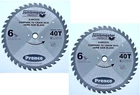 2PK JMC836 Carbide 6.5"D - 40T Jamb Saw Replacement Blades Comparable Crain New. Price: $43.94.