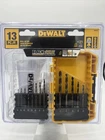 Dewalt 13PC Black&gold Drill Bit Set With Case General Purpose MODEL#DW1163 New. Price: $22.80.