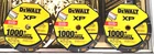 Lot Of 3 Dewalt Xp DW4770M Metal Cutting Wheels 7"X.06"X7/8" Diamond Arbor New. Price: $39.99.