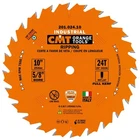 Cmt 201.024.10 10-INCH Diameter Teeth Industrial Ripping Saw Blade New. Price: $72.88.
