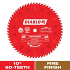 10IN. X 60-TOOTH Fine Finish Saw Blade For Wood New. Price: $53.53.