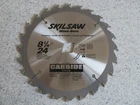 Lot Of 10 Skil Carbide Saw Blades 8 1/4", Diamond Center, Nwob New. Price: $85.00.