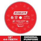 12IN. X 44-TOOTH General Purpose Saw Blade For Wood New. Price: $42.00.
