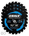 Craly Inch 5-1/2&APOS;&APOS;, 5/8&APOS;&APOS; Arbor, 24T*3, Black New. Price: $30.29.