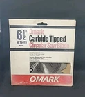 Omark 1/2" X 16 Tooth Carbide Tipped Circular Saw Blade #11131 Nos New. Price: $12.00.