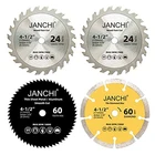 Pack Combo 4-1/2 Inch Compact Circular Saw Blade Set With 3/8" Arbor, 24T Tct New. Price: $25.93.