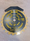 Dewalt Saw Blade 6.5" 24T Precision Framing Carbide Circular DW9199L New. Price: $8.99.