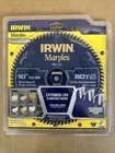Irwin Marples 10" Carbide Tipped Circular Saw Blade 80 Teeth, 1707370 New. Price: $45.99.