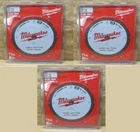 Milwaukee 48-40-4355 9" 72 Tooth Aluminium Cutting Circular Saw Blade 3-PACK New. Price: $80.49.