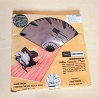 New Sears Craftsman 7 1/4 Kromedge Hollow Ground Planer Saw Blade 32423 Nos Vtg. Price: $28.50.